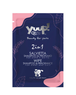Yuup! Shampoo & Fragrance Wipes - chusteczki do czyszczenia szaty zwierząt z dodatkiem perfum
