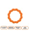 FIBOO- Fringoo mini pomarańczowy- 2w1 szarpak i ring ⌀12cm