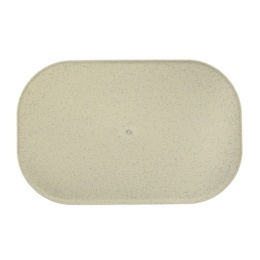 FIBOO Mata antypoślizgowa pod miski – 47×30 cm beż w kropki LIMITOWANA EDYCJA