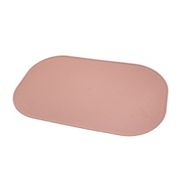 FIBOO Mata antypoślizgowa pod miski – 47×30 cm róż w kropki LIMITOWANA EDYCJA