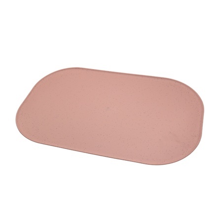 FIBOO Mata antypoślizgowa pod miski – 47×30 cm róż w kropki LIMITOWANA EDYCJA FIBOO Mata antypoślizgowa pod miski – 47×30 cm róż w kropki LIMITOWANA EDYCJA