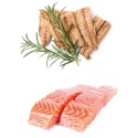 FISH4DOGS - Filety Biała Ryba z Łososiem 100g - Karma mokra dla psa
