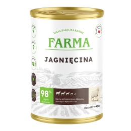 Farma karma mokra dla psa - Jagnięcina 400g