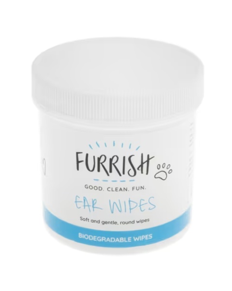 Furrish Ear Wipes 100szt. - chusteczki do czyszczenia uszu, dla psów Furrish Ear Wipes 100szt. - chusteczki do czyszczenia uszu, dla psów