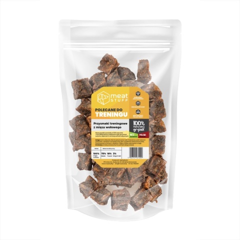 MEATSTUFF- Treningówki z wołowiny dla psa 100g