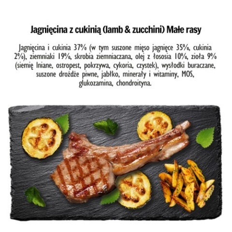 PAKA ZWIERZAKA Karma sucha Jagnięcina z cukinią "S" 3kg PAKA ZWIERZAKA Karma sucha Jagnięcina z cukinią "S" 3kg
