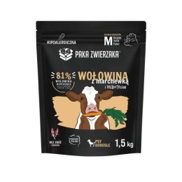 PAKA ZWIERZAKA Karma sucha Wołowina z marchewką 