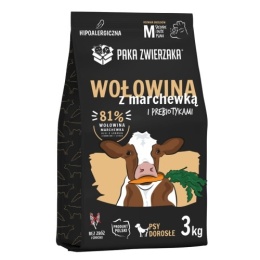 PAKA ZWIERZAKA Karma sucha Wołowina z marchewką 