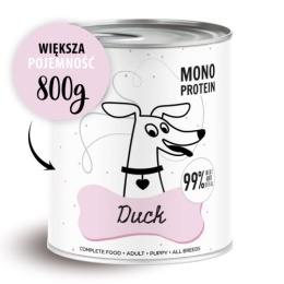 PAKA ZWIERZAKA PEPE Duck (kaczka) - Karma mokra dla psa 800g