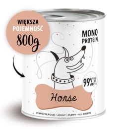 PAKA ZWIERZAKA PEPE Horse (konina) - Karma mokra dla psa 800g