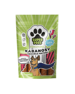 SUPERDOGS- Kabanosy dla psa z dziczyzny 100g