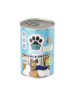 SUPERDOGS - Karma mokra dla psa indyk z jagnięciną 400g