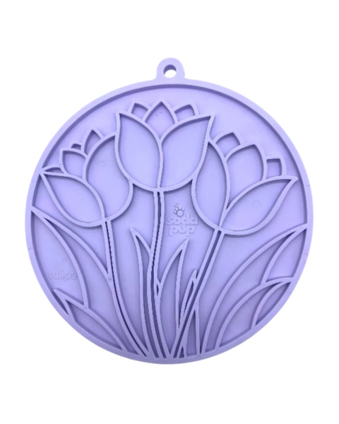 SodaPup Mata do lizania z przyssawkami- TULIP DESIGN EMAT SodaPup Mata do lizania z przyssawkami- TULIP DESIGN EMAT