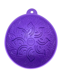 SodaPup Miska/mata do lizania okrągła -Garden of Eating Tipsy Bowl PURPLE
