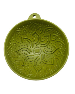 SodaPup Miska/mata do lizania okrągła -Garden of Eating Tipsy Bowl GREEN