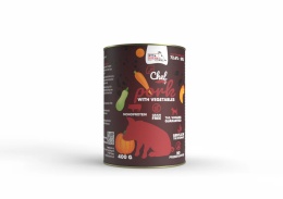 Syta Micha Karma mokra CHEF dla psa Wieprzowina z warzywami 400g