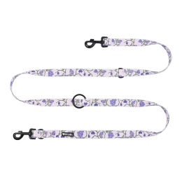 BAYLABEL Smycz przepinana dla psa Plum & Bloom 300cm 15mm