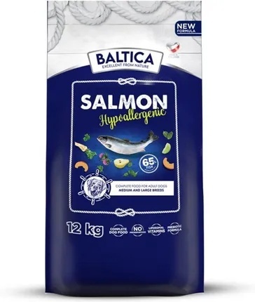 Baltica Salmon Hypoallergenic M - karma sucha dla psów 12kg