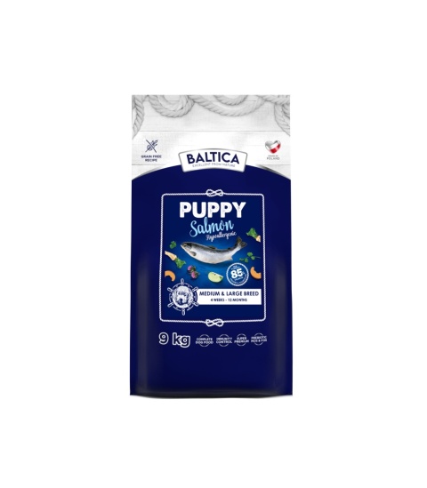 Baltica Salmon Szczeniak Hypoallergenic M/L - karma sucha dla psów 12kg