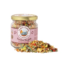 Cooka's Cookies TOPER RAINBOW DOGFETTI superfoods 90g
