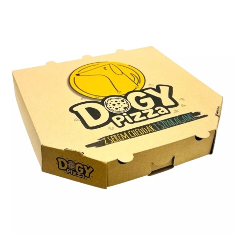 DOGY PIZZA - z serem cheddar i szparagami