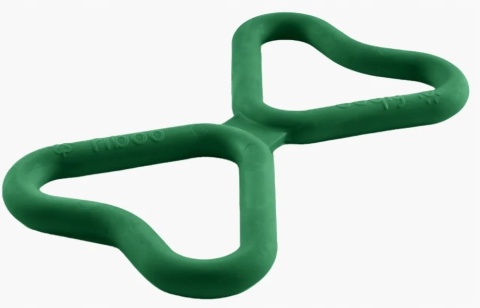 FIBOO- Szarpak dla psa FIB butelkowa zieleń 25x15cm