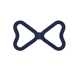 FIBOO- Szarpak dla psa FIB granatowy 25x15cm