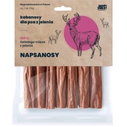 HAPPYSNACKY NAPSANOSY z wołowiny 7szt.