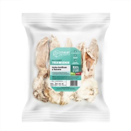 MEATSTUFF Ucho Królika Gryzak Naturalny z futrem 500g
