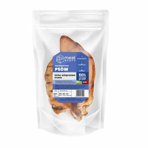 MEATSTUFF ucho wieprzowe średnie (doypack 1 szt.)